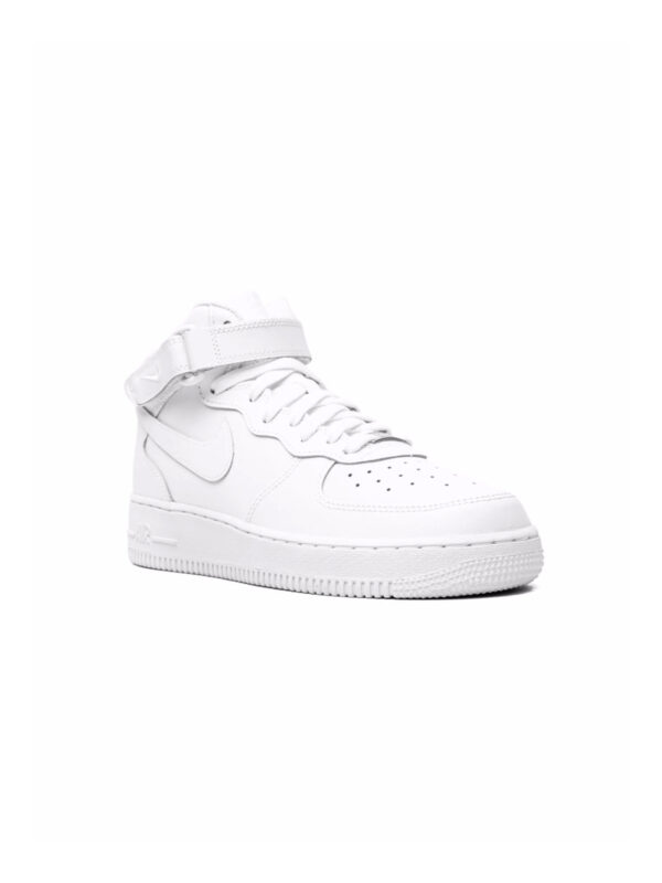 NIKE AIR FORCE 1 MID TRIPLE WHITE DH2933-111 - immagine 2