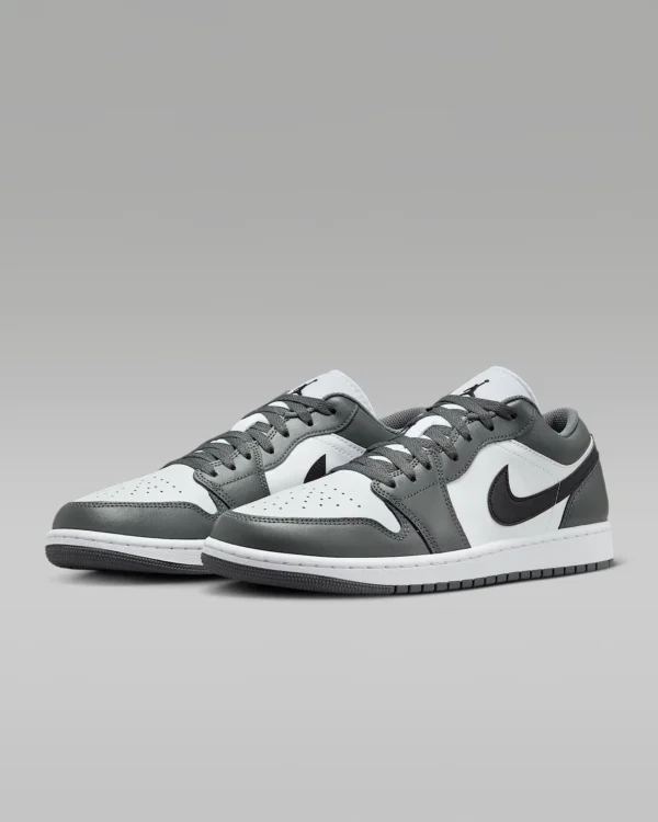 AIR JORDAN 1 LOW IRON GREY 553558-152 - immagine 2