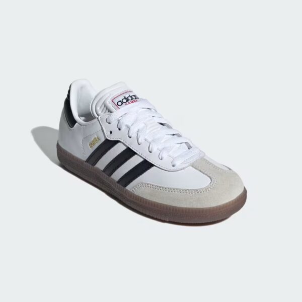 ADIDAS SAMBA J WHITE BLACK GUM IF1944 - immagine 2