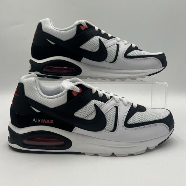 NIKE AIR MAX COMMAND BLACK RED WHITE 629993-103 - immagine 4